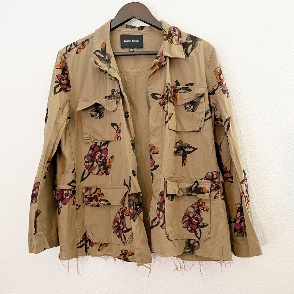 JEALOUS TOMATO Pinpoint Floral Jacket Small - Picture 5 of 10
